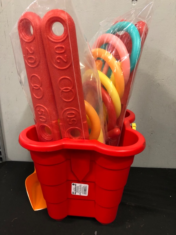 Photo 1 of 2pc Bucket  Shovel - Sun Squad and ring toss game