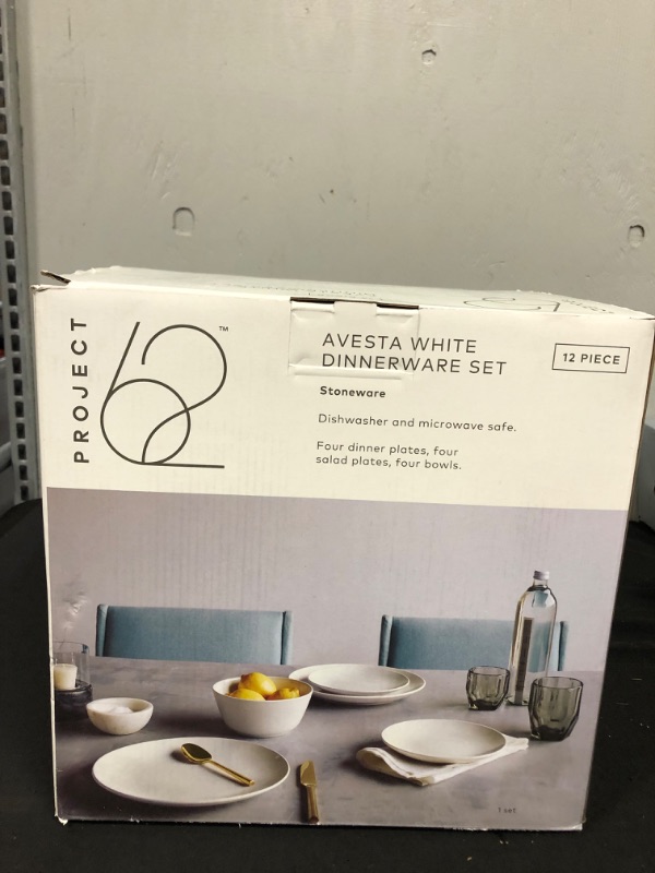 Photo 2 of 12pc Stoneware Avesta Dinnerware Set - Project 62™