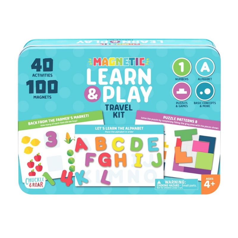 Photo 1 of Magnetic Learn & Play Travel Kit - Chuckle & Roar
