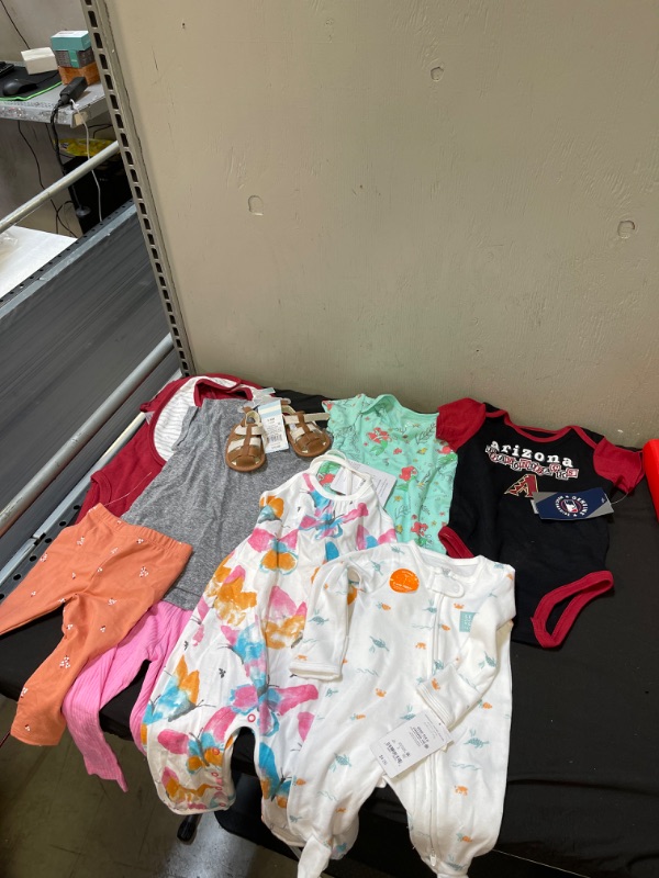 Photo 1 of BAG LOT, BABY CLOTHES, VARIOUS SIZES NB-18M