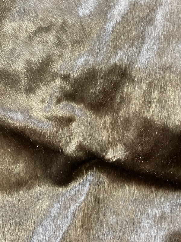 Photo 2 of Solid BROWN Cowhide Rug - Natural Product by Gaucho Cowhides
SOME FLAWS