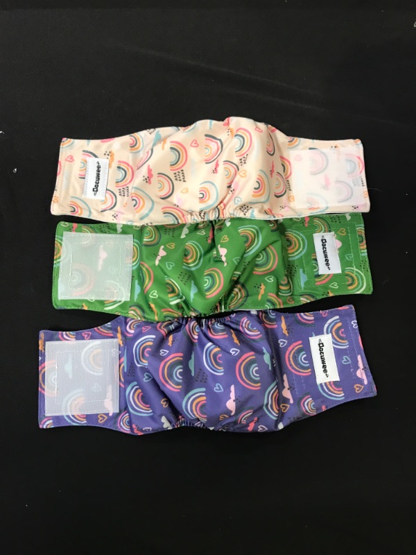 Photo 3 of Docuwee Male Dog Wraps Belly Bands (3 Pack) SIZE XS