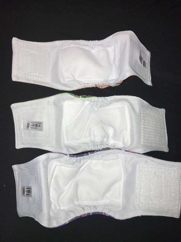 Photo 2 of Docuwee Male Dog Wraps Belly Bands (3 Pack) SIZE XS