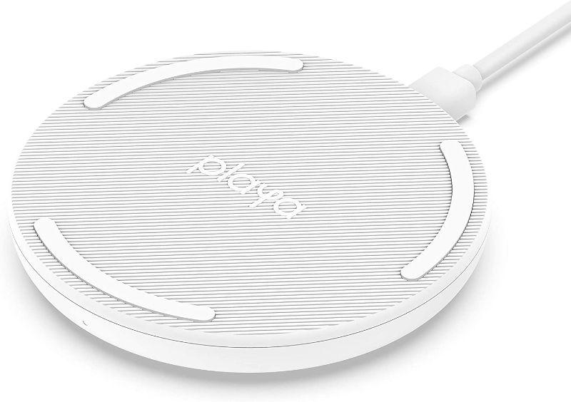 Photo 1 of Playa by Belkin Wireless Charger 10W (Wireless Charging Pad Compatible with iPhone 12, iPhone 11, Galaxy, Pixel, AirPods, More) No Power Adapter (Required)
