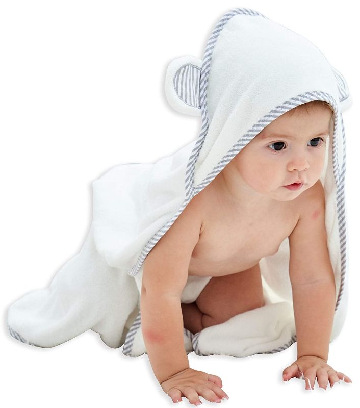 Photo 1 of Brooklyn Bamboo Baby Bath Towel Set in Panda Theme Style 
