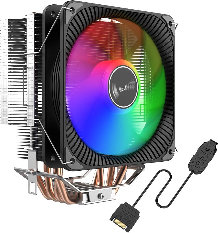 Photo 1 of BesDesign 4 Heat Pipe CPU Fan Cooler Tower Radiator (ARGB)
