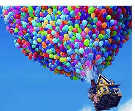 Photo 1 of 1000 Piece Jigsaw Puzzles for Adults- Flying House Puzzles Game for Family Party 29.5" x 19.6" 1000-Piece Puzzle