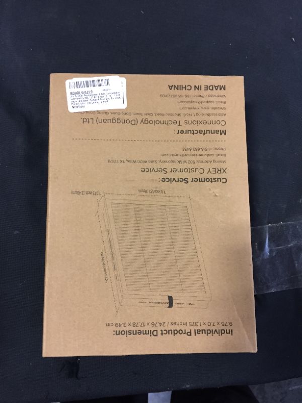 Photo 3 of 2 Pack Air Purifier Replacement Filters Compatible with Medify MA-25 3-in-1 H13 Hepa Air Filter Activated Carbon Filter Set for Dust, Odor, Pet Dander
