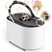 Photo 1 of JoinJoy No-Spill Bubble Machine, Automatic Bubble Machine for Kids and Adults, 3500 Bubbles, Great for Parties, Weddings, Birthdays
