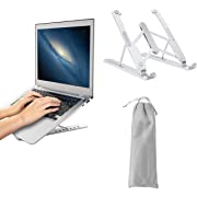 Photo 1 of Xinidc Ergonomic Laptop Stand, Adjustable Laptop Stand Desk Holder Aluminum Folding Stand Compatible with MacBook iPad HP Dell Lenovo 11-17"
