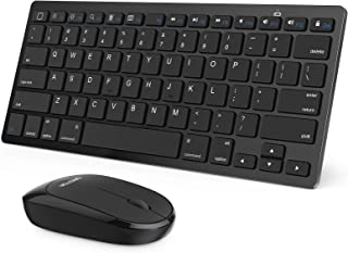 Photo 1 of OMOTON Bluetooth Keyboard and Mouse Combo, Wireless Keyboard for iPad Pro 12.9/11, iPad 9th/8th/7th Generation, iPad Air 4, All iPad (iPadOS 13 and Above) and Other Bluetooth Enabled Devices (Black)
