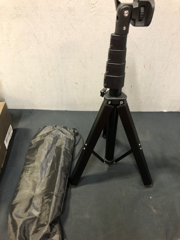 Photo 2 of Phone Tripod & Selfie Stick, Aluminum Extendable Cell Phone Tripod Stand