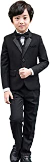 Photo 1 of 5Pcs Boys Suit Black Tuxedo Blazer Vest Bowtie Set Kids Formal Suits for Wedding Party
SIZE 170