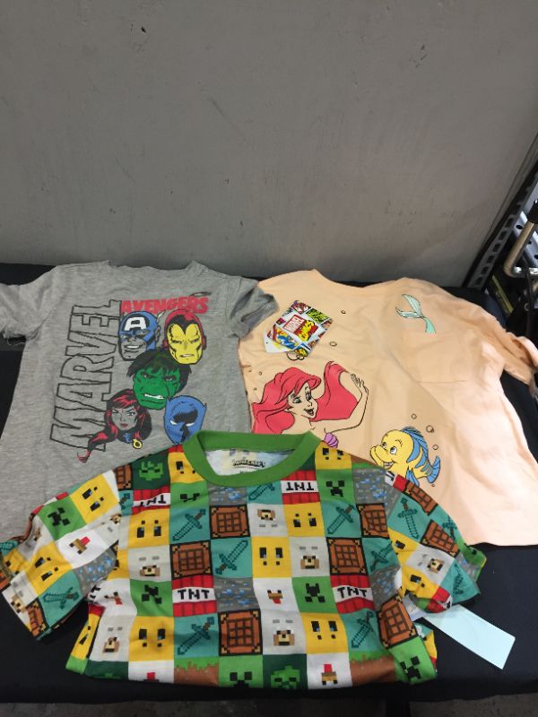 Photo 1 of 3 DIFFERENT KIDS SHIRTS SIZES SMALL & MEDIUM (MINECRAFT SHIRT)