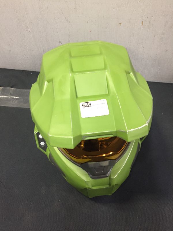 Photo 2 of Adult HALO Infinite Master Chief Halloween Costume Helmet

