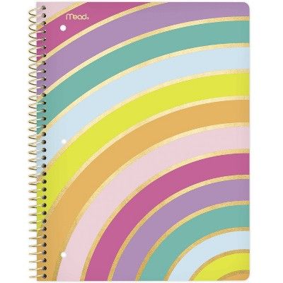 Photo 2 of  Various Colors & Styles Wide Ruled 1 Subject Flexible Plastic Cover Spiral Notebook - up & up™ Bundle (10pack)