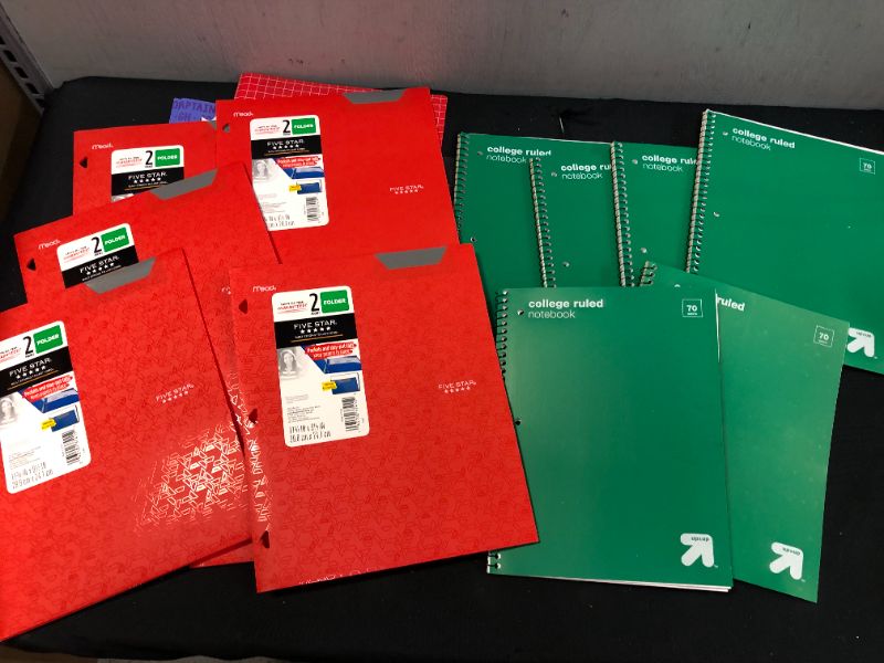 Photo 3 of 1 Subject Notebook/2 Pocket Folder Bundle 