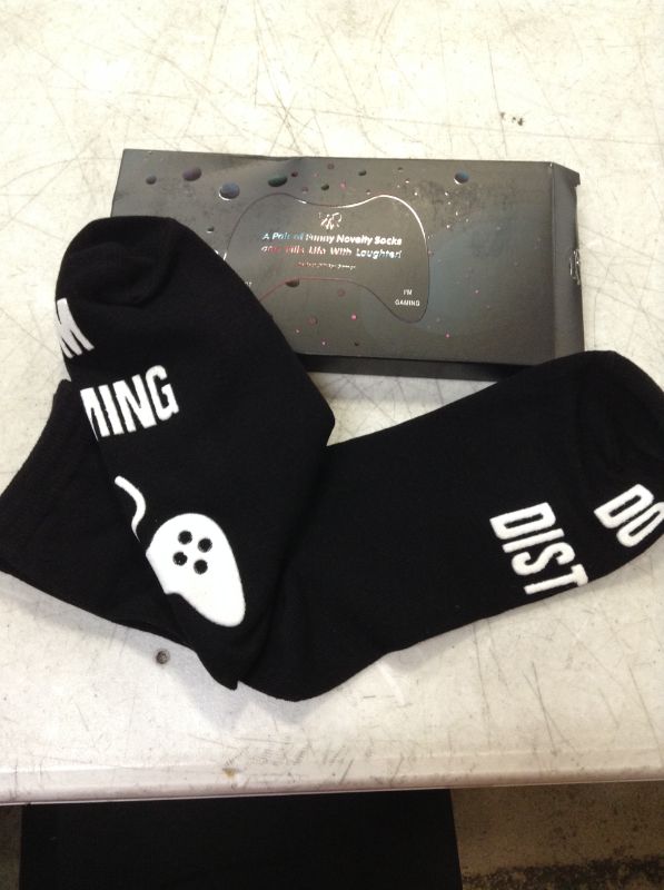 Photo 3 of Do Not Disturb I'm Gaming Socks