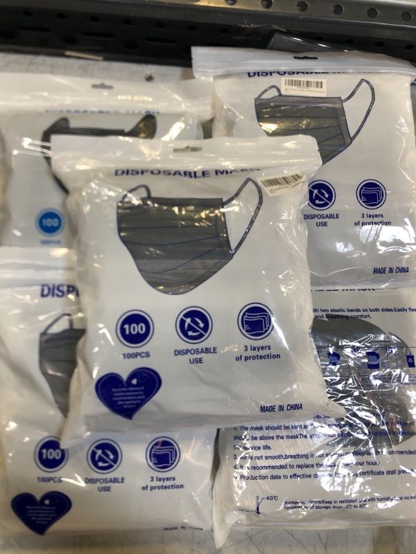 Photo 2 of 5 BAGS VARIETY DISPOSABLE FACE MASK (TOTAL 500 PIECES)
