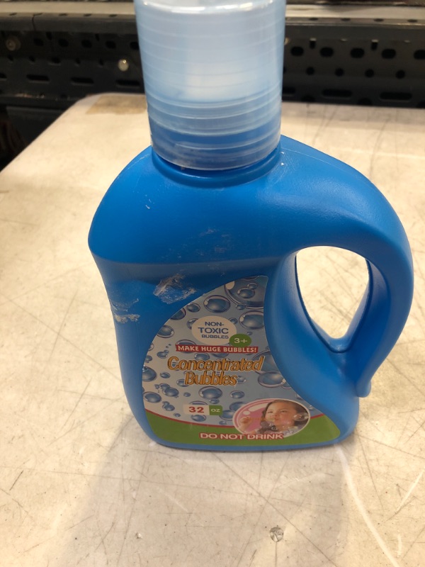 Photo 2 of 32 oz Bubble Refill Solution (up to 2.5 gallons), Nontoxic Bubble Concentrate for Kids, Bubble Machine, Bubble Wand, Bubble Gun, Bubble Blower, Party Favors.