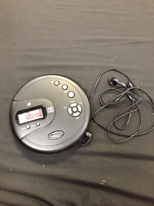 Photo 2 of GPX PC332B Portable CD Player with Anti-Skip Protection