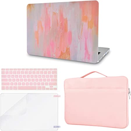 Photo 1 of UPOTI Compatible with MacBook Pro 14 inch Case Cover 2022,2021 Release M1 Pro/Max A2442 with Touch ID Plastic Hard Shell + Sleeve Bagl + Keyboard Coverl + Screen Protector (Mist 13)