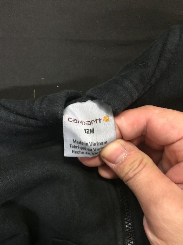 Photo 1 of Carhartt Boys' Knit Long Sleeve Hoodneck Sweatshirt SIZE 12M 