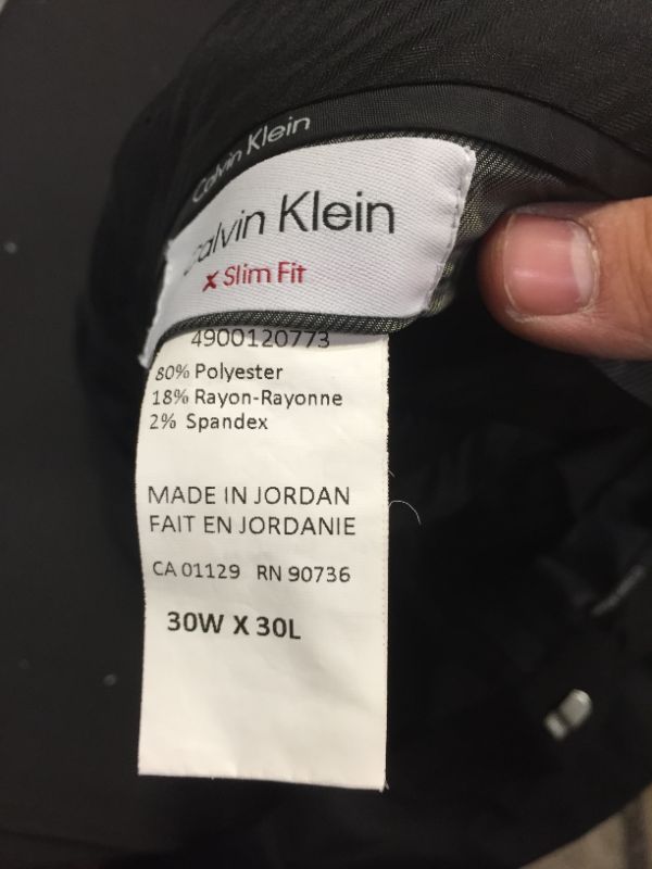 Photo 3 of Calvin Klein Men's Slim Fit Dress Pant SIZE 30X30 
