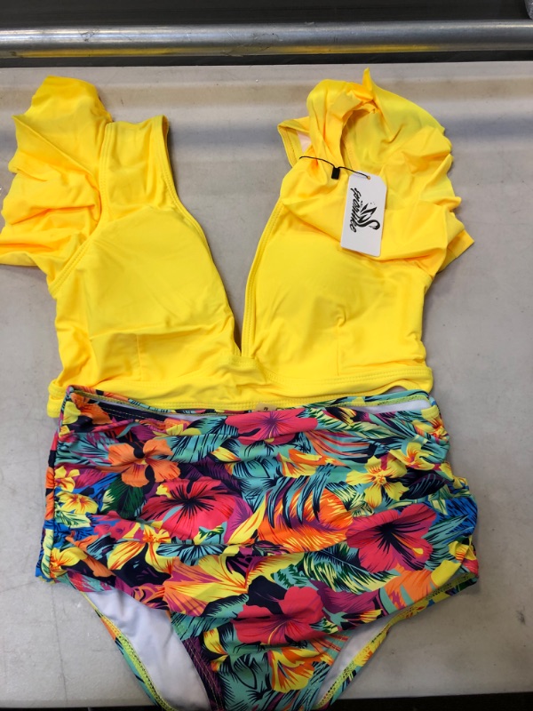 Photo 1 of 2 PIECE SWIMSUIT SIZE M 