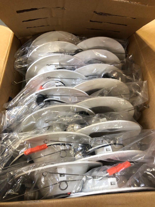 Photo 1 of Amico 5/6 inch 4CCT LED Recessed Lighting 16 Pack, Dimmable, Damp Rated, 15W=120W, 1280LM Can Lights with Baffle Trim, 2700K/3000K/4000K/5000K Selectable, Simple Retrofit Installation - ETL
