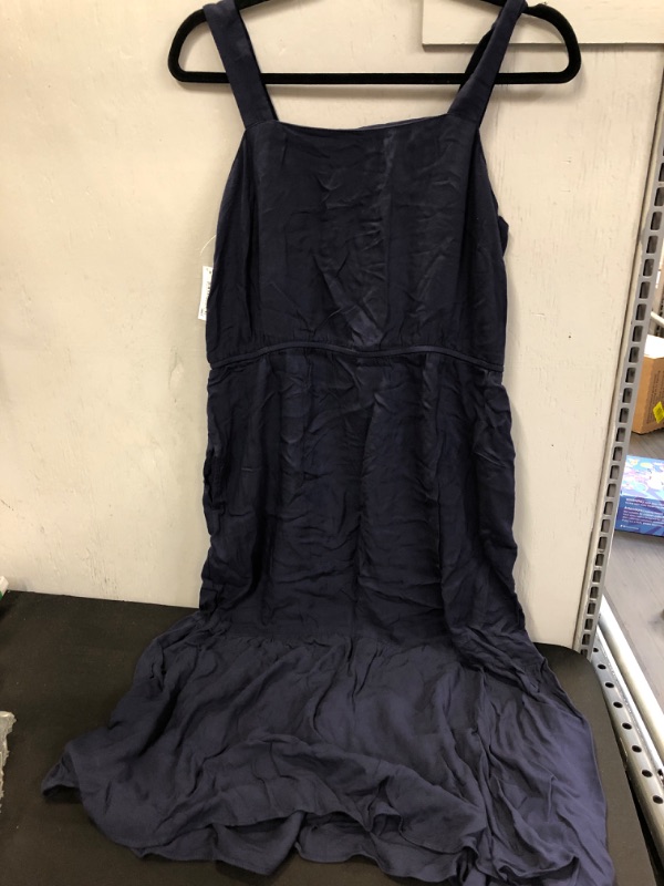 Photo 2 of Amazon Essentials Women's Fluid Twill Tiered Midi Summer Dress size m
