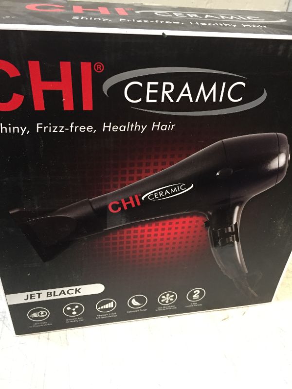 Photo 1 of CHI Ceramic Hair Dryer in Black