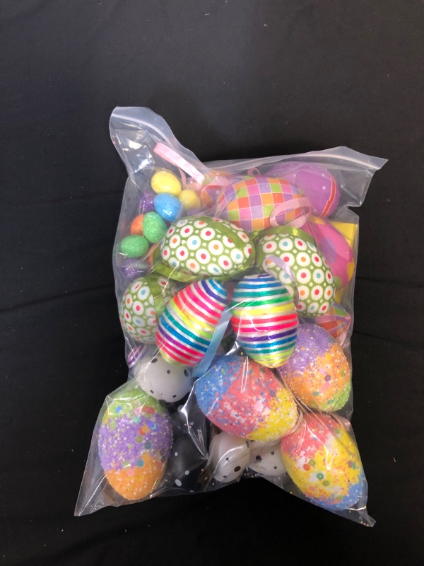 Photo 2 of 80Pcs Easter Eggs Assortment, Colorful Easter Basket Stuffer Fillers for Easter Eggs Hunt Party Favor Gifts
