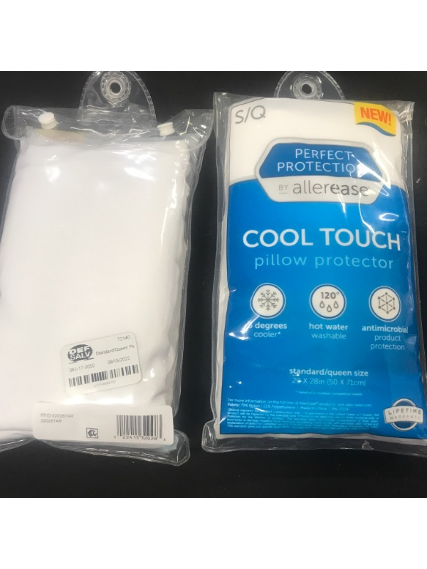 Photo 1 of 2 PACK Standard/Queen Perfect Protection Cool Touch Pillow Protector - Allerease
