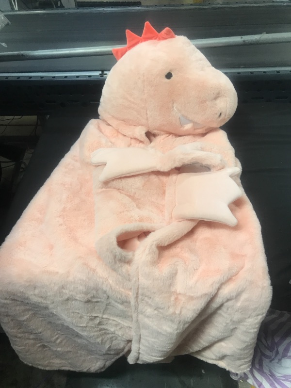 Photo 2 of Dinosaur Hooded Blanket Pink - Pillowfort™

