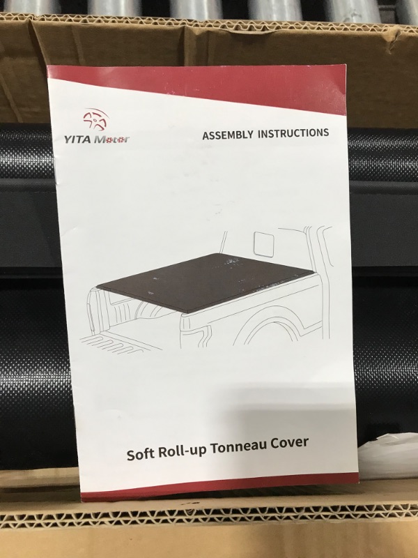 Photo 2 of 
YITAMOTOR Soft Roll Up Truck Bed Tonneau Cover Compatible with 2019-2023 Chevy Silverado / GMC Sierra 1500 New Body Style, Fleetside 5.8 ft Bed