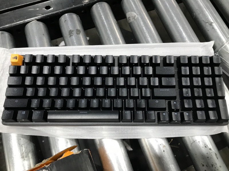 Photo 1 of Glorious Gaming Keyboard - GMMK 2 - TKL Hot Swappable Mechanical Keyboard, Red Switches, Wired, TKL Gaming Keyboard, Compact Keyboard - Full Size Keyboard (Black RGB Keyboard) Full Size (96%) Black