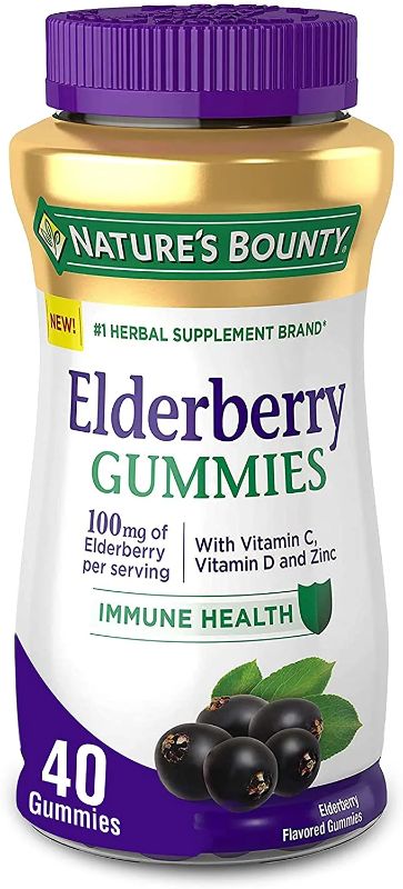 Photo 1 of DISCNature's Bounty Elderberry Gummies - 40 ct
