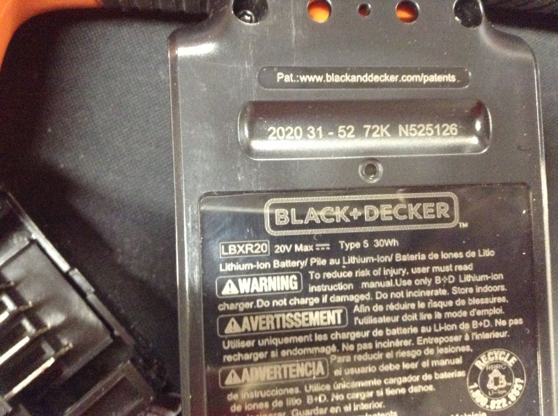 Photo 3 of BLACK+DECKER 20V MAX* Cordless Reciprocating Saw Kit (BDCR20C)