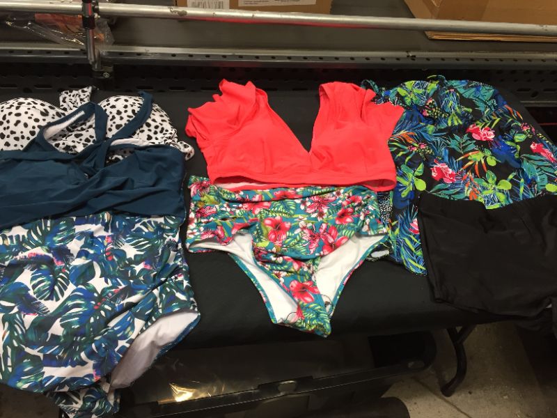 Photo 1 of BAG LOT WOMEN'S SWIMSUITS SIZE L AND XL --SOLD AS IS --