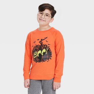 Photo 1 of Boys' Halloween Long Sleeve Graphic T-Shirt - Cat & Jack---Size 12