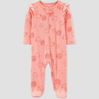 Photo 1 of Carter's Just One You® Baby Girls' Sheep Footed Pajamas - Size 6M