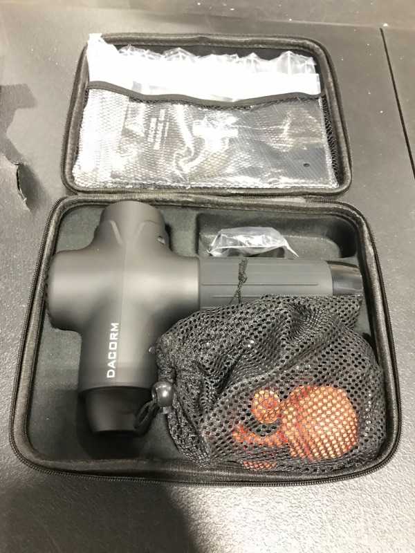 Photo 1 of Massage Gun - Percussion Muscle Massage Gun for Athletes, Super Quiet Portable Electric Sport Massager, Handheld Deep Tissue Massager of Y8 Pro Max (Dark Black)