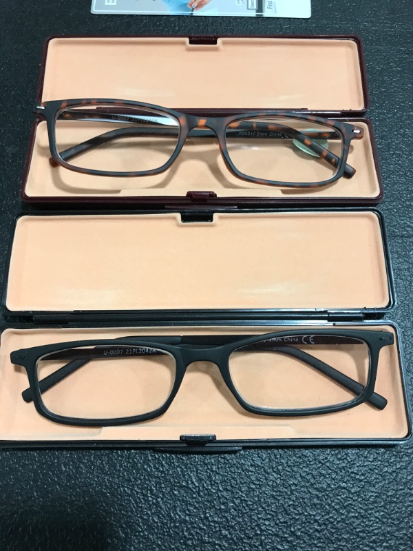 Photo 1 of 2 PACK OF READING GLASSES, +1.00
