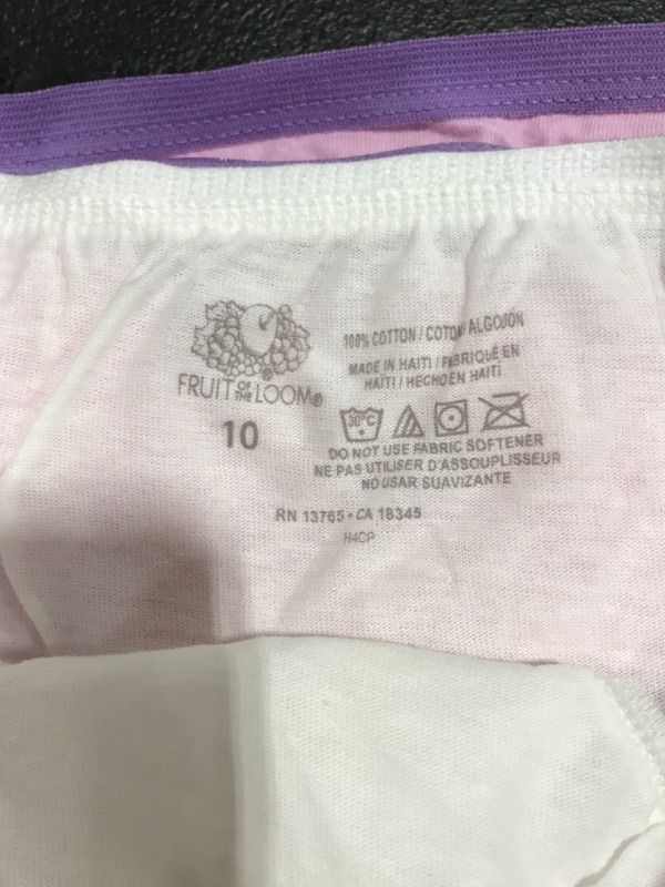 Photo 2 of 14 PAIR OF FRUIT OF THE LOOM GIRLS' UNDERWEAR, SIZE 10. 