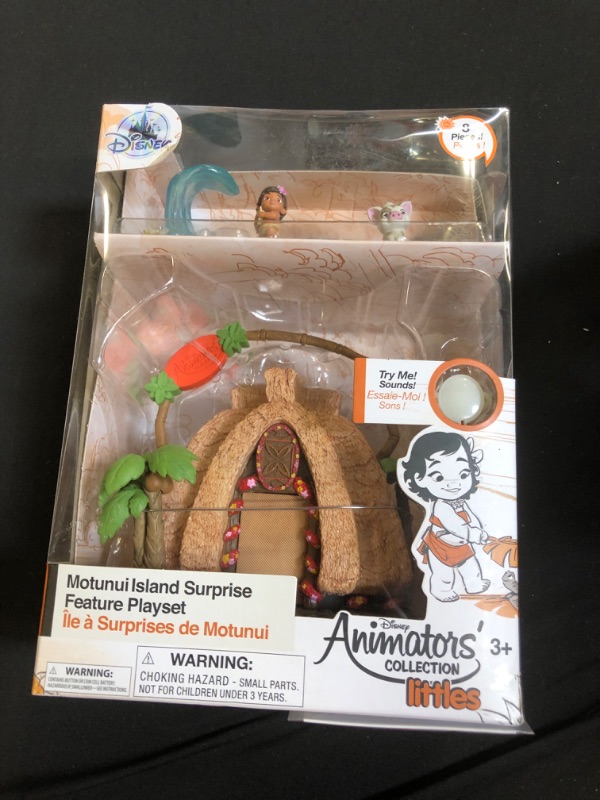 Photo 2 of Disney Animators' Collection Littles Moana Motunui Island Playset

