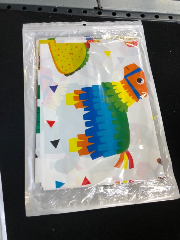 Photo 1 of 2 pcs Cinco De Mayo Table Cloth for Fiesta Themed Party Decoration-Disposable Pinata Tablecloth for Mexican Themed Party,Table Cover for Taco Night Fiesta Themed Party Supplies 51''x86''
