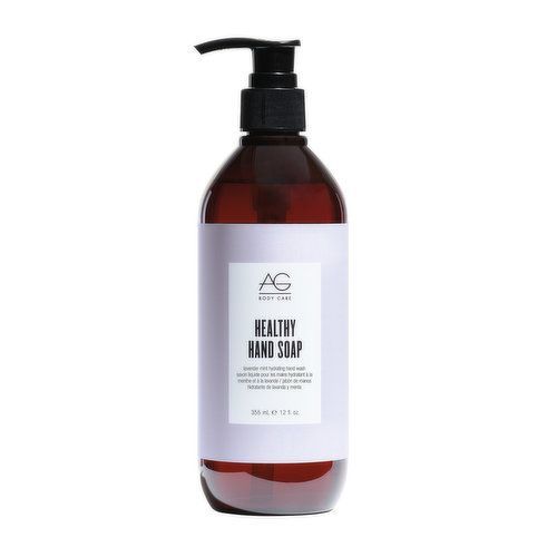 Photo 1 of AG Body Care - Lavender Mint Hydrating Hand Wash, 355 Millilitre *RESIDUE ON BOTTLE 