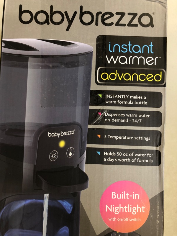 Photo 3 of Baby Brezza Instant Warmer Advanced with LED Nightlight – Replaces Traditional Baby Bottle Warmers - Instantly Dispense Warm Water at Perfect Baby Bottle Temperature – Instant Formula Bottles 24/7