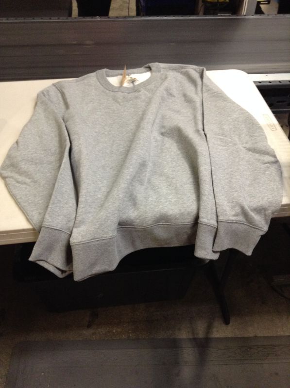 Photo 2 of AMAZON AWARE GREY CREW NECK HEATHER SWEATER - XL -